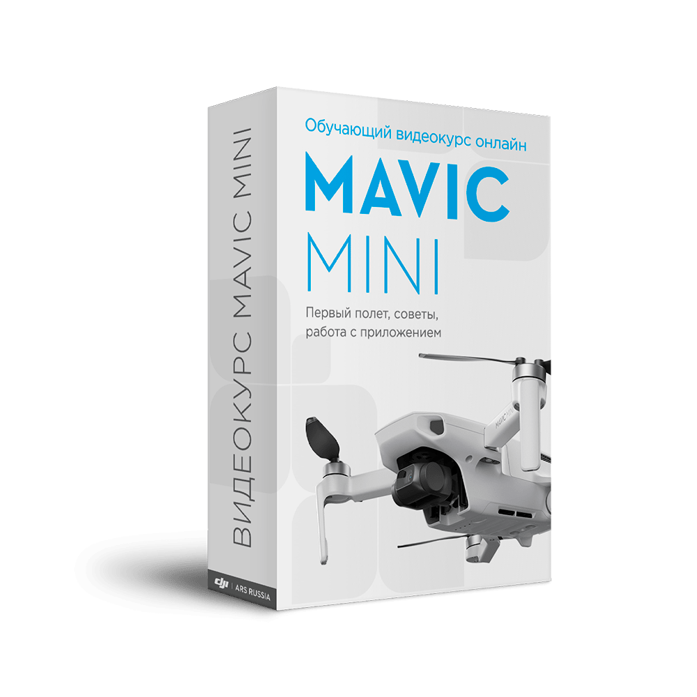 Видеокурс DJI Mavic Mini (онлайн). Первый полет Видеокурс DJI Mavic Mini (онлайн). Первый полет